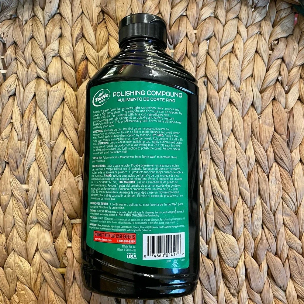 ✅Turtle Wax Clean Finish Polishing Compound 18 oz❗️opened But unused ❗️#️⃣0561